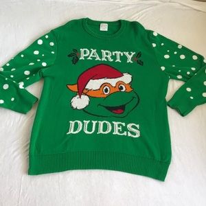 TMNT ugly Christmas sweater.